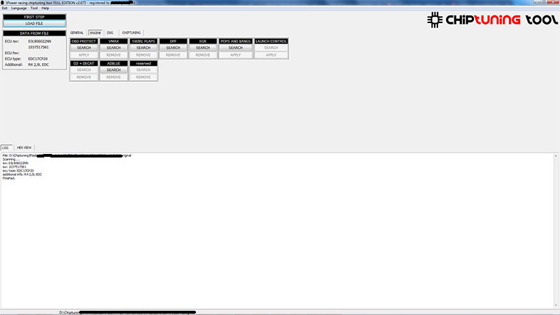 tPower racing chiptuning tool
