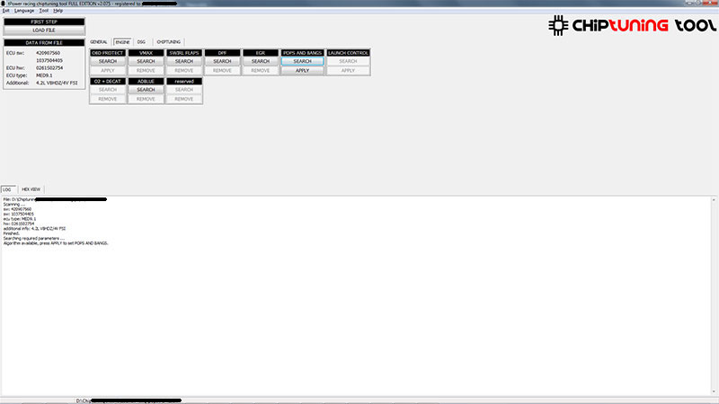 tPower racing chiptuning tool